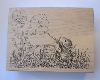 Pansy Rubber Stamp - Etsy