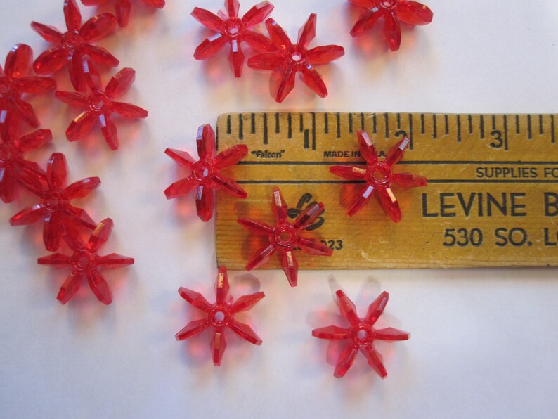 Paddle wheel beads YOUR CHOICE color 25mm wide red Etsy