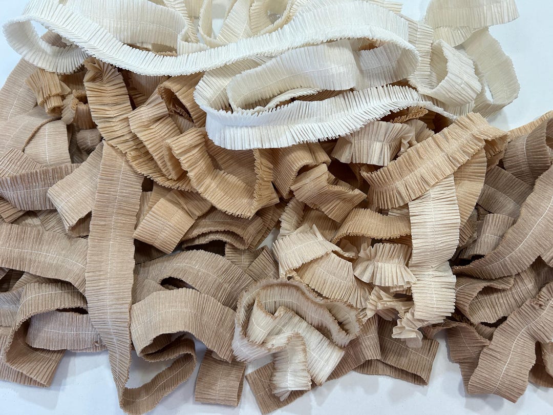 28 Yards Ruffled Crepe Paper - as is 'seconds' for Paper Crafting ...