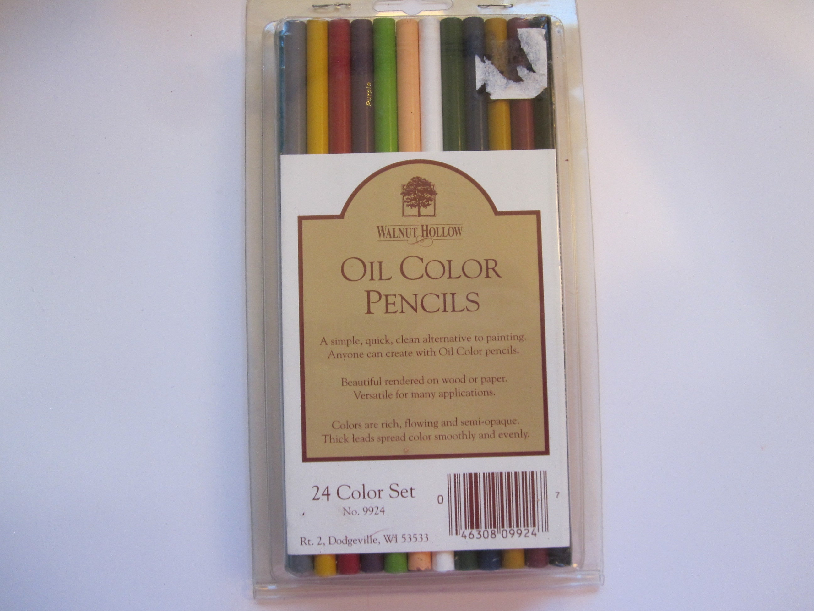 24 OIL PENCILS - Walnut Hollow Farm oil pencils -unused - set No. 9924