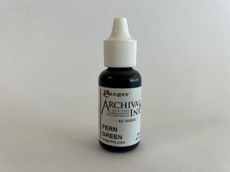 1 Reinker - Ranger Archival Ink - YOUR Choice COLOR - .5 Oz Reinker ...