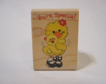rubber stamp - Suzy's Zoo You're Special - Rubber Stampede 743-D stamp - SC03 D27