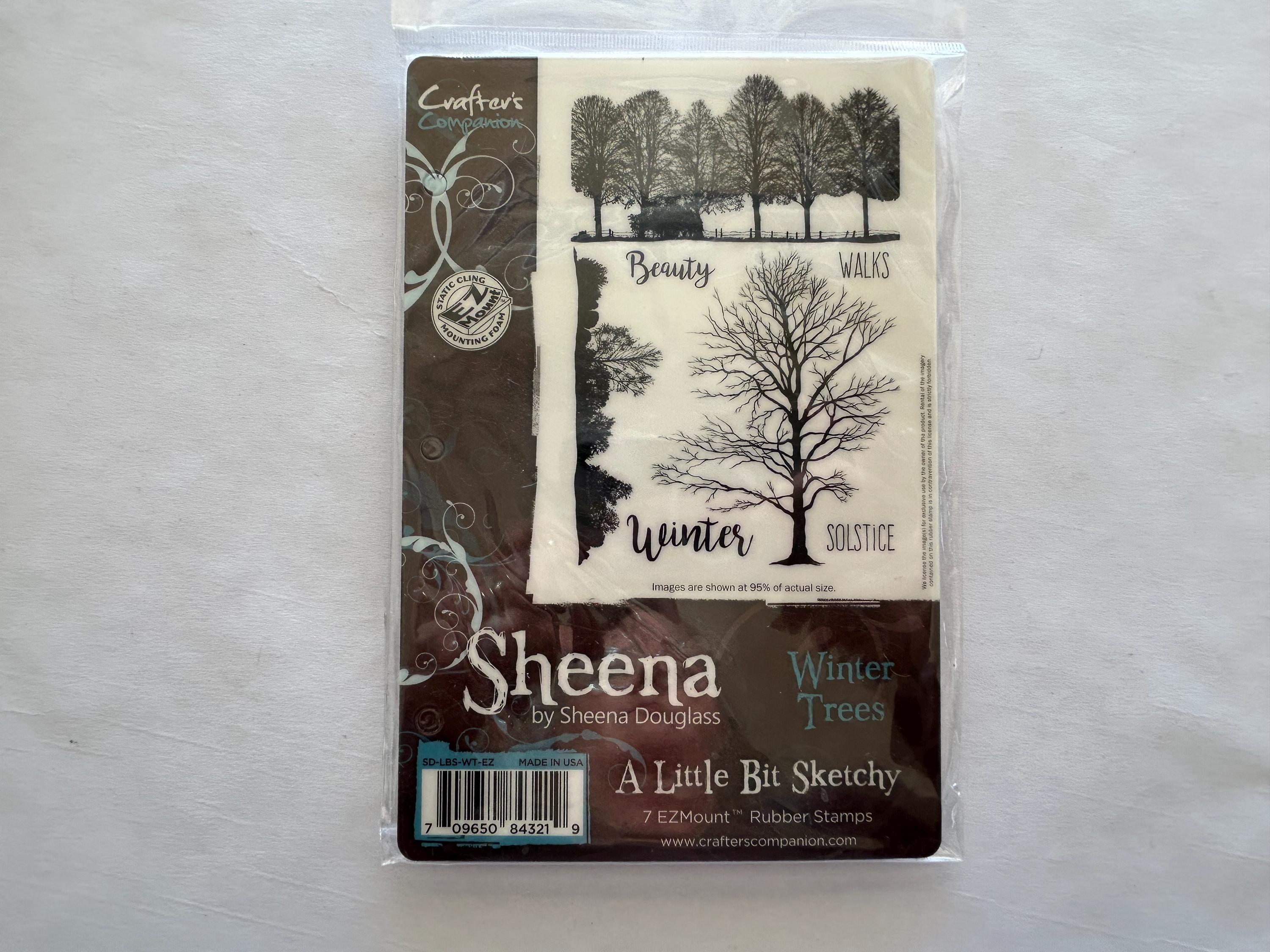 Crafter's Companion Sheena Douglass Silhouette Oak Tree Cling