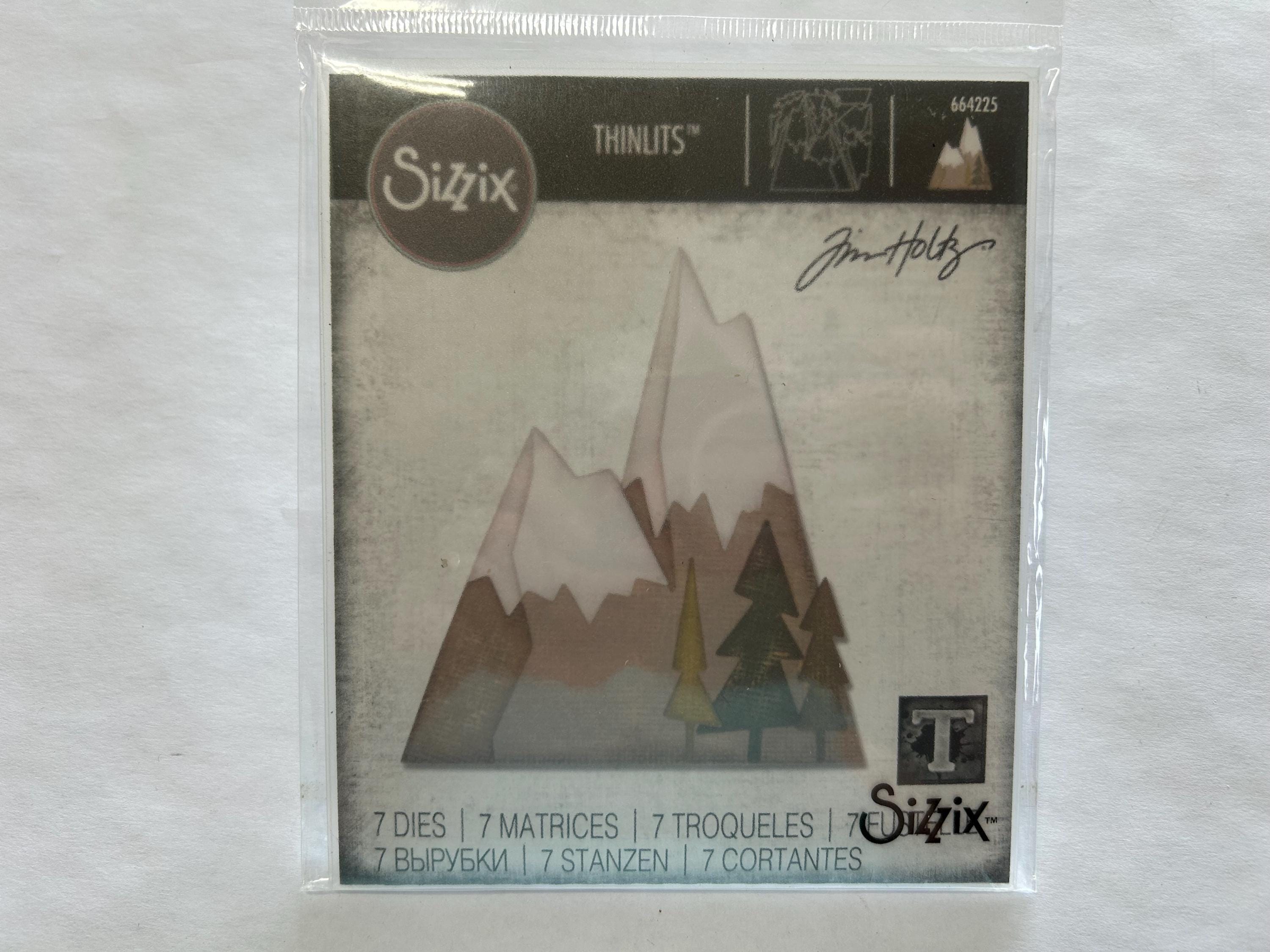 Sizzix Cutting Die Set - Tim Holtz Alpine Mountains - Sizzix