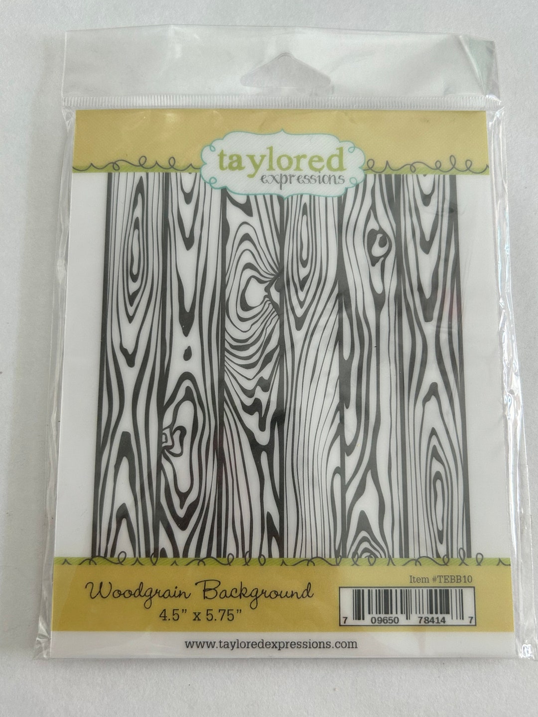 Rubber Stamp WOODGRAIN Background Stamp Taylored Etsy