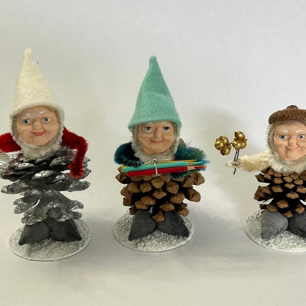 Pinecone Elf - Etsy