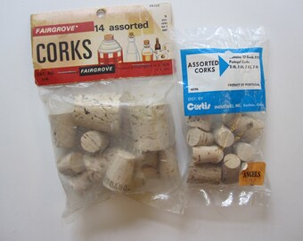 26 vintage corks - assorted sizes