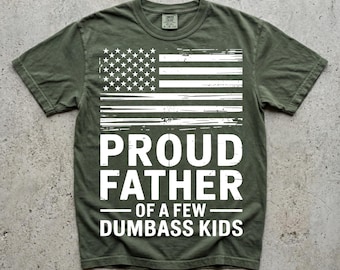 Stolzer Vater von ein paar Dumbass Kids Sublimation PNG, Lustiger Papa Humor Digitaler Download