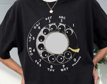 Wählscheibe PNG, Vintage RetroOperator Digital Download