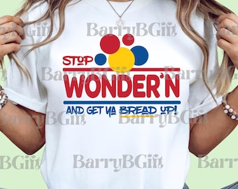 Hören Sie auf, sich zu wundern, holen Sie sich Brot, lustiger Png-Download, motivierender digitaler Download, mutiges urbanes Zitat Png