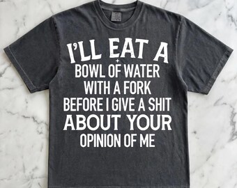 Essen Wasser Gabel Meinung sarkastische Humor Sublimation PNG digitaler Download, Instant Download