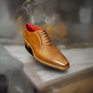Handmade Leather Lace Up Dress Shoes: Men&#39;s Fashion Oxfords