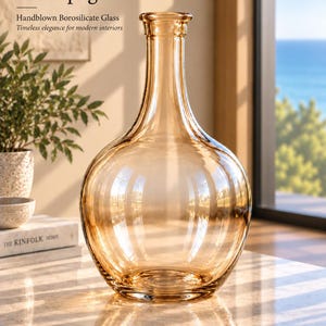 Glasvasen groß