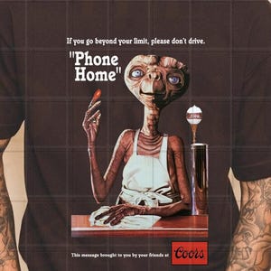 Et Extra-Terrestrial Movie PNg File, Et 80s film, Digital Download, If You Go Beyond Your Limit Please Don't Drive, Alien Instant Download