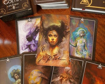 Baraja y guía del oráculo oculto del Tarot Demon Ars Goetia