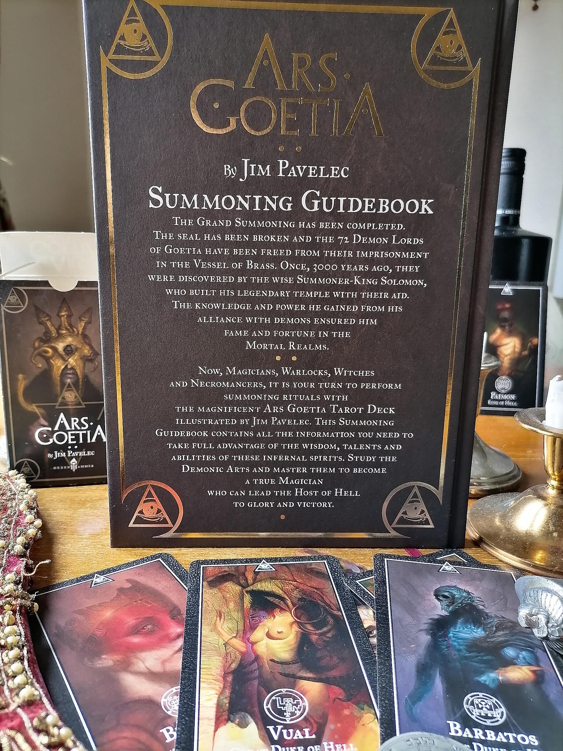 Ars Goetia Demon Tarot Occult Oracle Card Deck and Guidebook - Etsy
