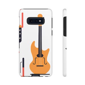 Guitar Phone Case, Music Lover Tough Case, Minimalist Phone Cover, Protective Phone Case, Guitarist Gift, Phone Accessories