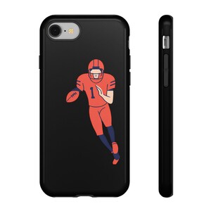 Football Player Phone Case - Tough Cases, Sports Fan Gift, Athletic Accessories, Epic Match, Game Day Protection