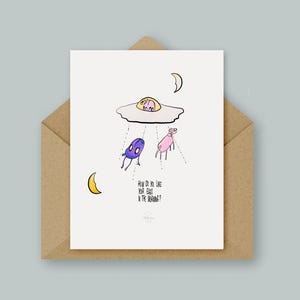 Aimez-vous vos œufs du matin ?, Romance, amour et amitié, Chiens, animaux domestiques, Extraterrestres, Vaisseaux spatiaux, Ludique et amusant, Emo ART