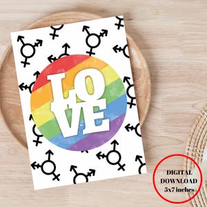 Cartão-presente de Dia dos Namorados, Cartão de amor queer, Cartão de dia dos namorados gay, Cartão de aniversário gay, Cartão de amor LGBTQ, Cartão de amor lésbico, Cartão-presente arco-íris