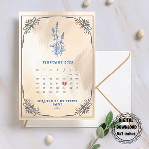 Presente de Dia dos Namorados, Convite para Jantar, Presente Único para o Amante, Cartão de Amor, Cartão de Presente Elegante, Cartão de Presente para Imprimir, Cartão de Dia dos Namorados Digital