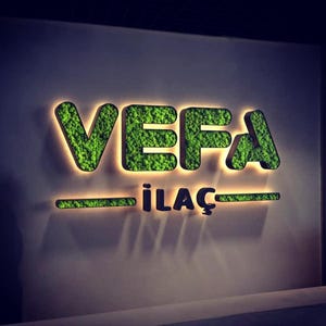 Custom Moss Wall Sign, Personalized Green Wall Art for Home, Office, or Events, Moss Wall Art, Logo Moss Sign, Business Moss Logo
