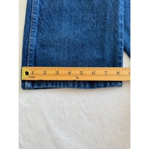 Wrangler straight herenjeans blauw 38 x 38 gemaakt in de VS 100% westernkatoen VTG EUC afbeelding 7