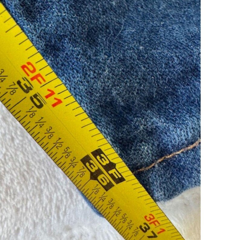 Wrangler straight herenjeans blauw 38 x 38 gemaakt in de VS 100% westernkatoen VTG EUC afbeelding 8