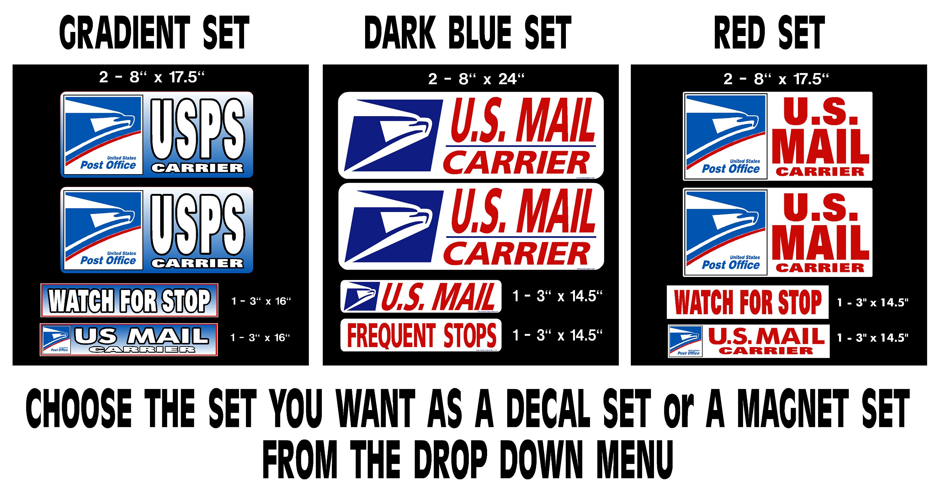 US Mail Rural Delivery Signs Decals or Magnets | Etsy