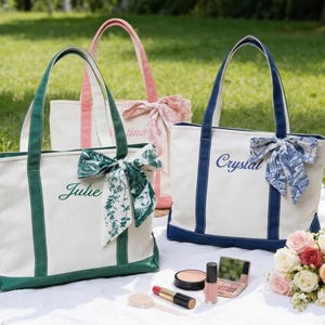 Sacola de lona personalizada, presente para o Dia das Mães, sacola personalizada, sacola bordada, sacola para presente de madrinha, presentes para despedida de solteira, presente para ela