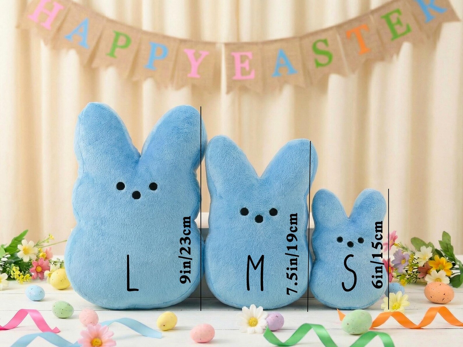 Peep Rabbbit Personalized Peep Bunny Plush, Custom Name Easter Rabbit, Embroidered ...