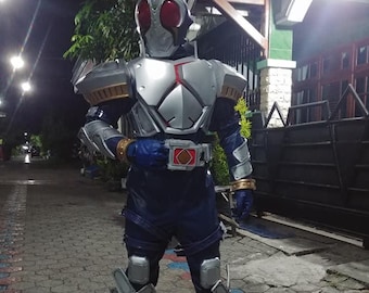 手作り仮面ライダーカブトコスプレフルスーツ：着用可能なアーマー