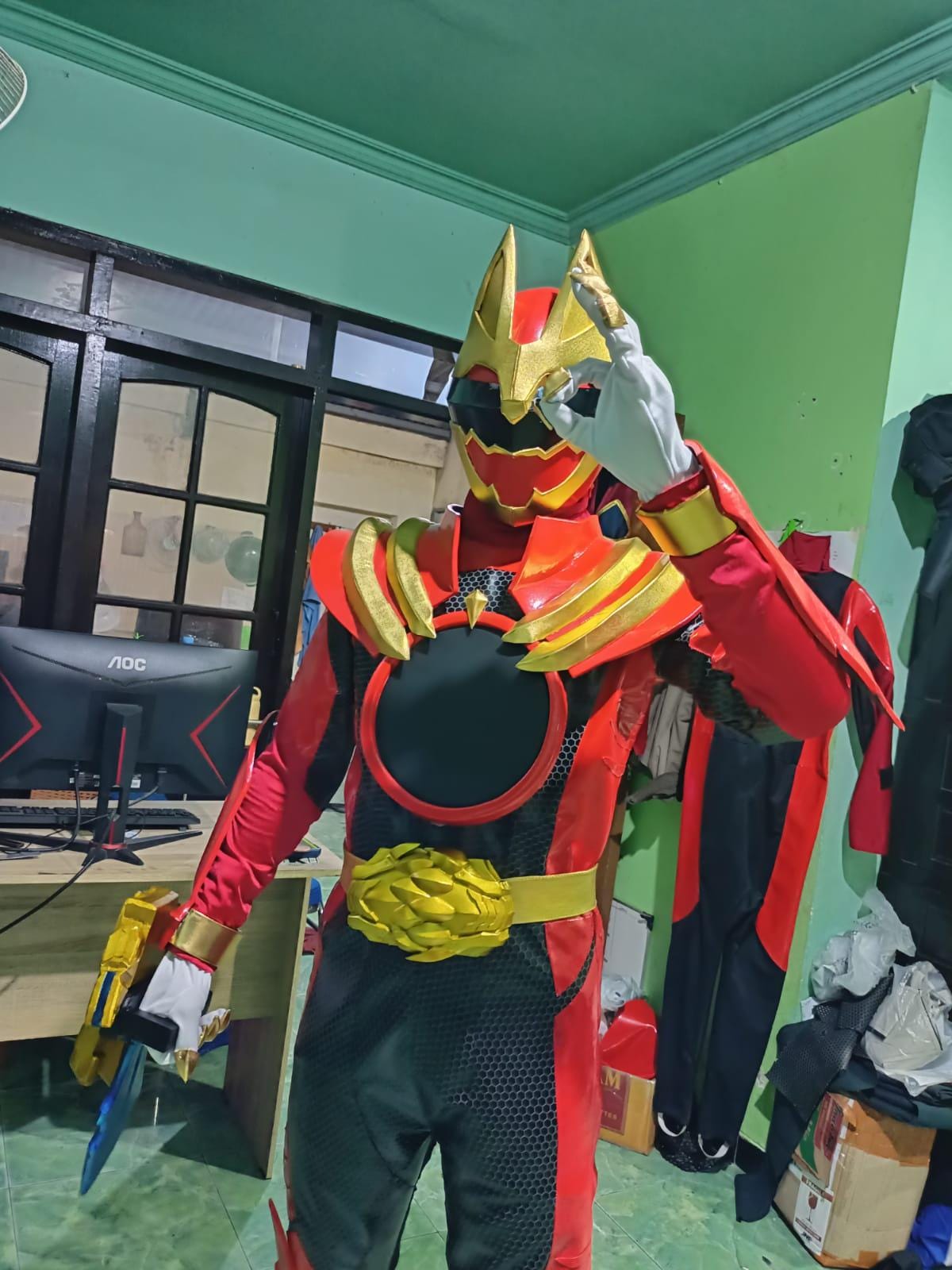 Gozyu Wolf Number 1 Sentai Gozyuger Super Sentai Wearable