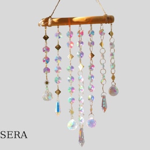 Atrapasueños de Cristal Carillón Suncatcher Arcoíris Decoración Colgante