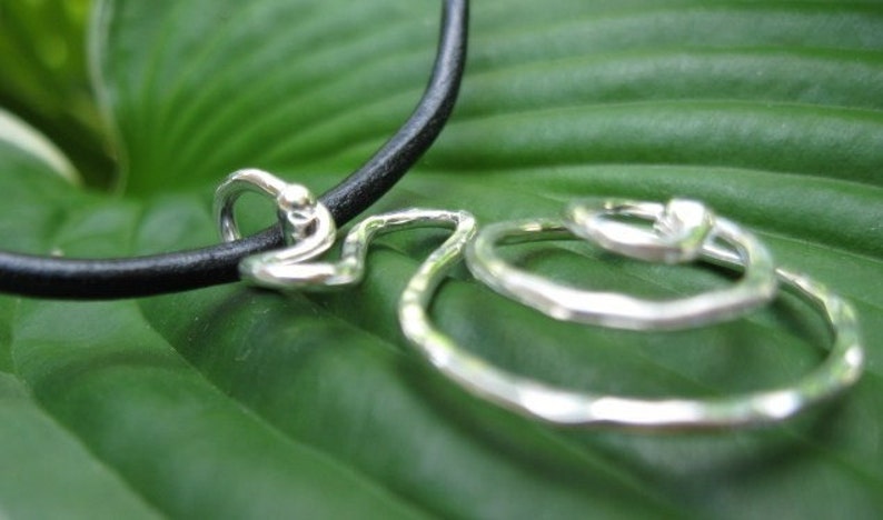 Sterling Silver Spiral Necklace image 3