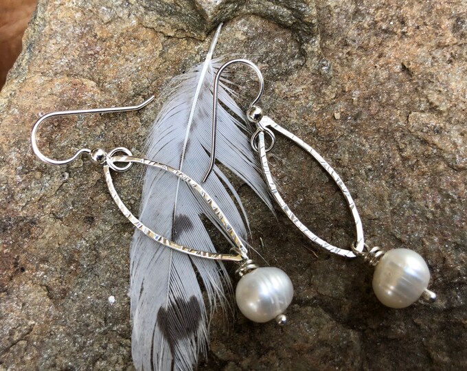 Sterling & Pearl Earrings