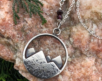 Sterling Mountain Necklace