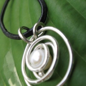 Sterling Silver Pearl Pendant image 2