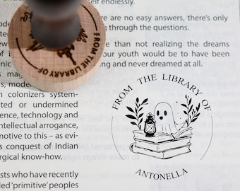 Personalized Book Stamp|Library Stamp personalized|Library Stamp|Custom Book Stamp|Bookplate Stamp|From the Library of Stamp|ExLibris Stamp