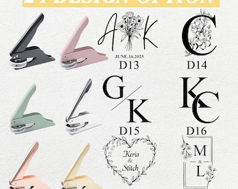 Custom Wedding Embosser Stamp, Personalized Monogram Embosser, Custom Initials Embossing Seal, Invitation Embosser Stamp, Napkin Embosser