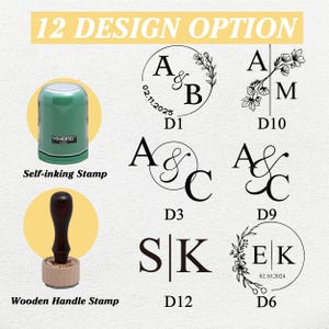 Wedding Logo Stamp,Custom Stamp for Weddings,Initial Stamp,Custom Wedding Gift ,Engagement Gift,Custom Favor Stamp,Handmade Wedding Stamp