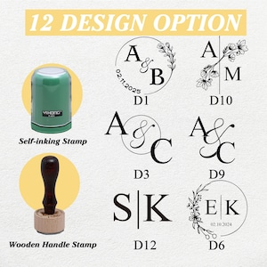 Custom Wedding Embosser Stamp, Personalized Monogram Embosser, Custom Initials Embossing Seal, Invitation Embosser Stamp, Napkin Embosser