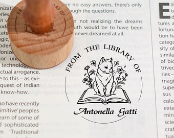 Personalized Book Stamp|Library Stamp personalized|Library Stamp|Custom Book Stamp|Bookplate Stamp|From the Library of Stamp|ExLibris Stamp