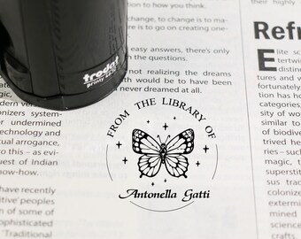 Personalized Book Stamp|Library Stamp personalized|Library Stamp|Custom Book Stamp|Bookplate Stamp|From the Library of Stamp|ExLibris Stamp
