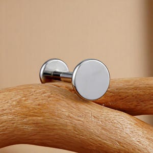 Nap Earrings, Rook Piercing, Flat Back Earrings, Conch Piercing, Helix Earrings, Titanium Earrings, Tragus Earring, Nickel Free Earrings