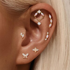 Pendientes Nap, Piercing Rook, Pendientes Trepadores, Pendientes de Ópalo, Pendientes Planos, Piercing Caracola, Pendientes Hélix, Pendiente Tragus