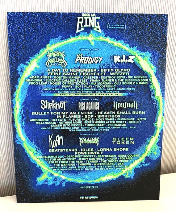 Rock am Ring Line Up 2025 Hueforge