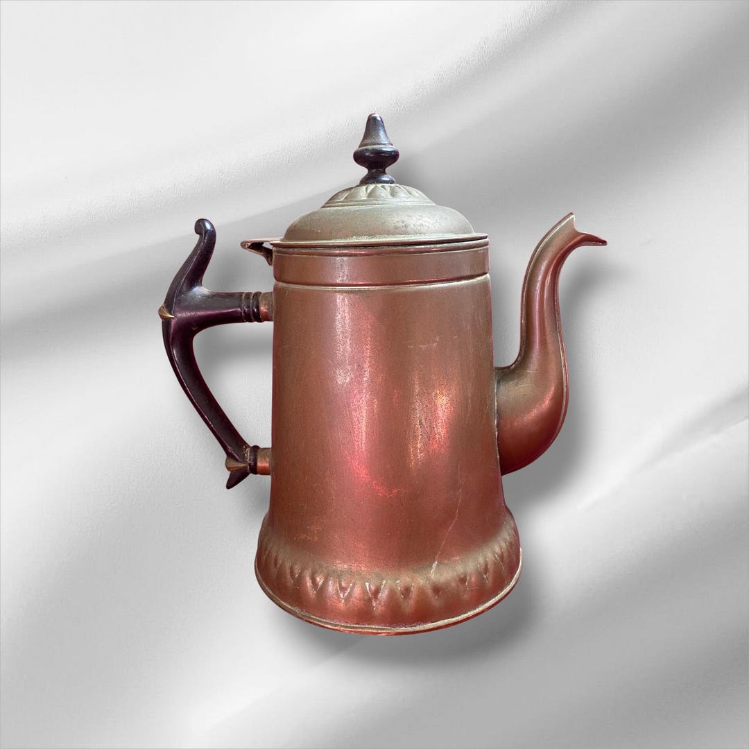 Vintage Copper Rome Ware Coffee Pot - Etsy