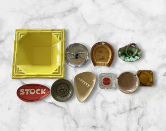 Group Of Vintage Misc. Ashtrays, Your Choice 12.95 Each