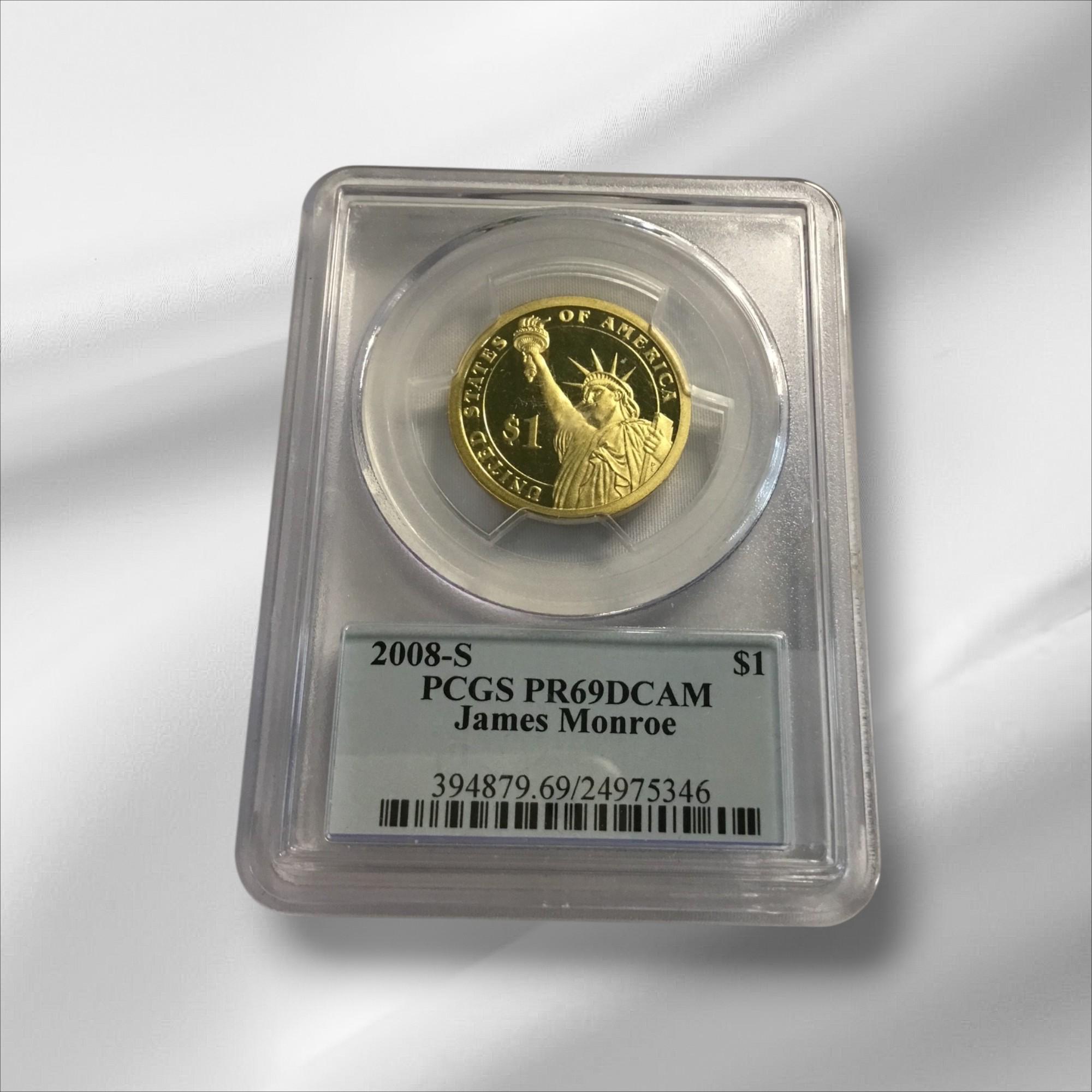 PCGS Graded U.S. Proof Coin PR69 Deep Cameo - Copper Half Dollar From Estate Hoard